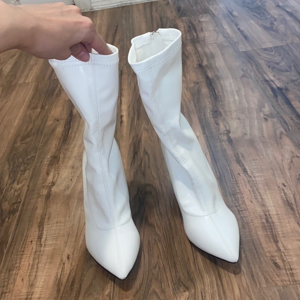 White booties
